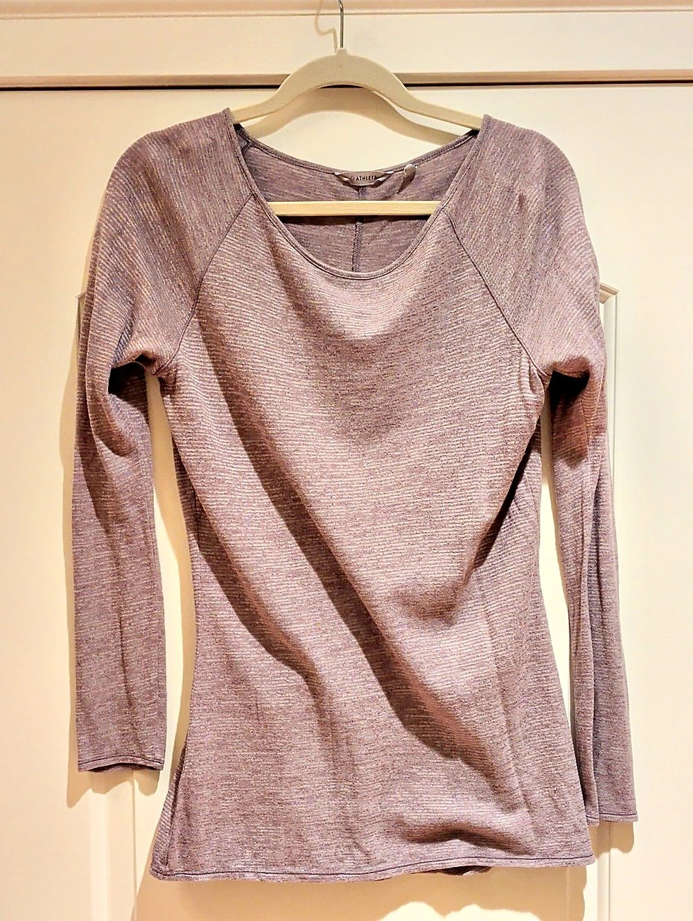Athleta Cardiff Top Long Sleeve Tan Brown Medium